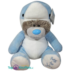 Me to You Pluche Knuffel Beer in Onesie Dolfijn Blauw 28 cm