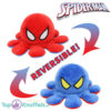 Spiderman Octopus Mood Pluche Knuffel (Reversible/Omkeerbaar)