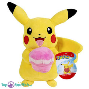 Pikachu met Cupcake pluche Pokémon knuffel 25cm (Limited Edition)