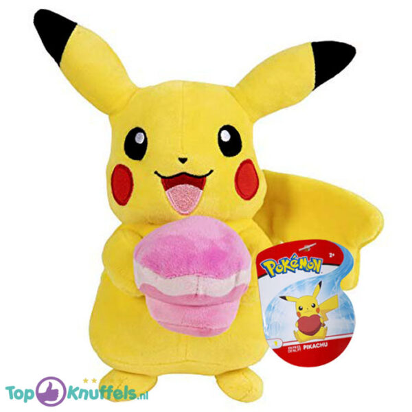 Pikachu met Cupcake pluche Pokémon knuffel 25cm (Limited Edition)