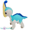 Dino King Pluche Knuffel Paris (Lichtblauw) 40 cm