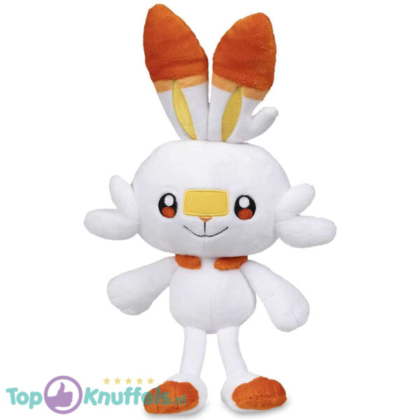 Scorbunny Pokémon Pluche Knuffel 30 cm