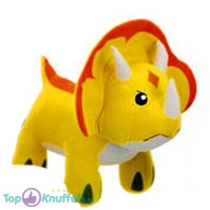 Dino King Pluche Knuffel Chomp (Geel) 35 cm