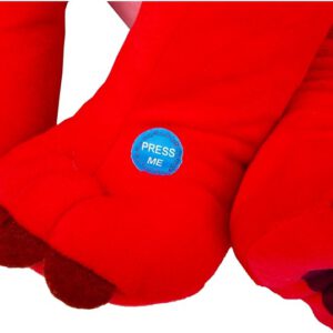 Leroy - Disney Lilo & Stitch Pluche Knuffel (Rood) + Geluid 45 cm