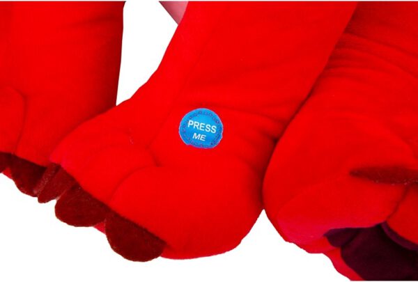 Leroy - Disney Lilo & Stitch Pluche Knuffel (Rood) + Geluid 45 cm