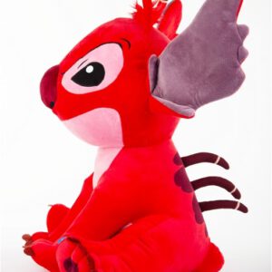 Leroy - Disney Lilo & Stitch Pluche Knuffel (Rood) + Geluid 45 cm