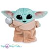 Baby Yoda Child met Bal Pluche Knuffel Star Wars The Mandalorian 17 cm