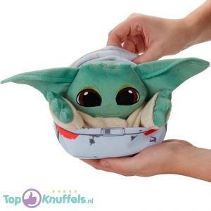 Baby Yoda The Child in Hover-Pram Pluche Knuffel 25 cm