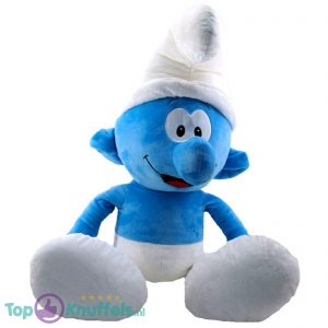 Potige Smurf Pluche Knuffel De Smurfen XXL 90 cm