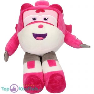 Dizzy (Roze) Super Wings Pluche Knuffel 30 cm