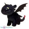 Toothless Zwart - Hoe tem je een Draak / How to train your Dragon Pluche Knuffel 26 cm