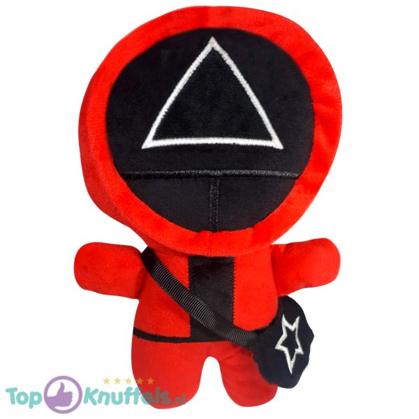 Squid Game Karakter Pluche Knuffel - Driehoek 23 cm
