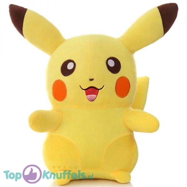 Pikachu Happy - Pokémon Pluche Knuffel XXL 90 cm