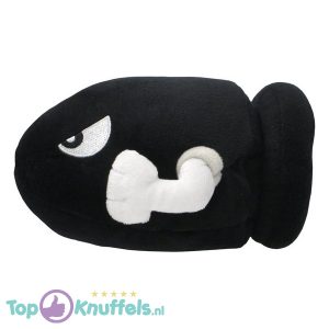 Super Mario Bros Pluche Knuffel Bullet Bill 20 cm - Zwart