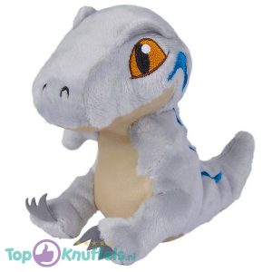 Jurassic World Mini Dinosaurus Pluche Knuffel (Grijs) 18 cm