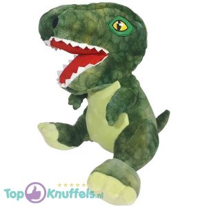 T-Rex Dinosaurus Pluche Knuffel (Groen) 30 cm