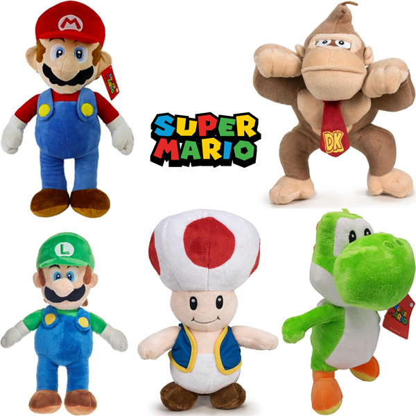 Diversiteit Uitrusting Fabrikant Super Mario Bros Pluche Knuffel Familie Set 30 cm kopen? Topknuffels.nl