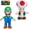 Toad + Luigi Super Mario Bros Pluche Knuffel Set 30 cm