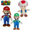 Mario + Luigi + Toad Super Mario Bros Pluche Knuffel Set 30 cm