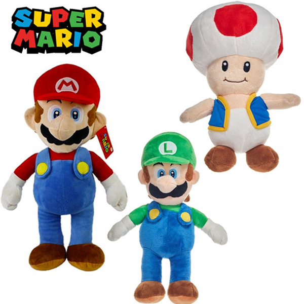 faillissement Giotto Dibondon Opblazen Super Mario Bros Pluche Knuffel Set kopen? Topknuffels.nl