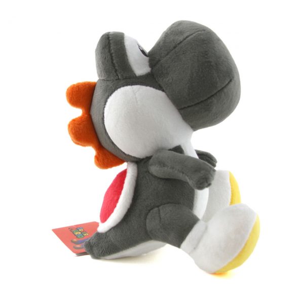 Yoshi Zwart - Super Mario Bros Pluche Knuffel 19 cm