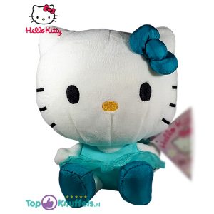 Hello Kitty Bella Ballerina (Blauw) Pluche Knuffel 30 cm