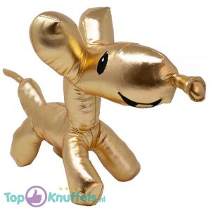 Ballooneez Hond (Goud) Pluche Knuffel 35 cm