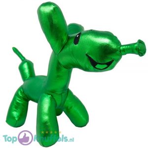 Ballooneez Hond (Groen) Pluche Knuffel 35 cm