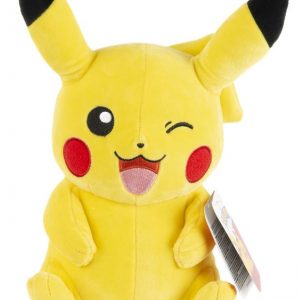 Pikachu Knipoog – Pokémon Pluche Knuffel 32 cm
