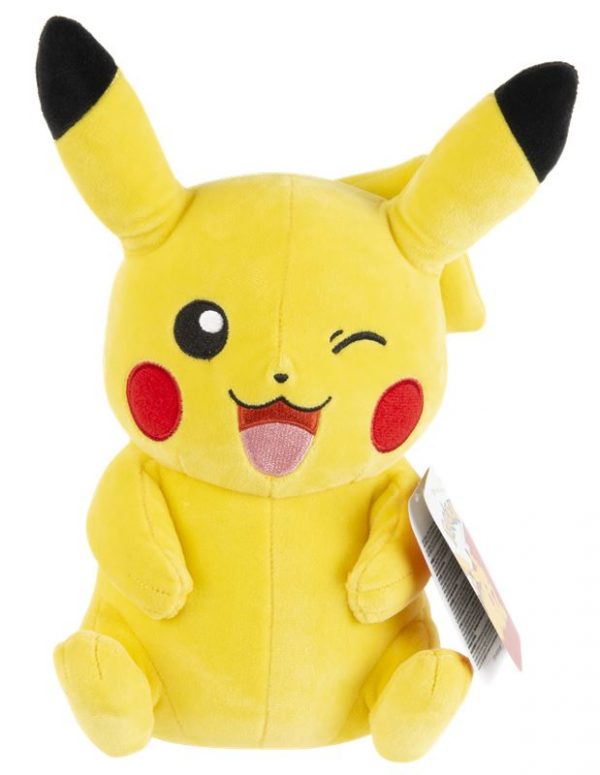 Pikachu Knipoog – Pokémon Pluche Knuffel 32 cm