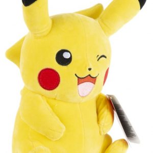 Pikachu Knipoog – Pokémon Pluche Knuffel 32 cm