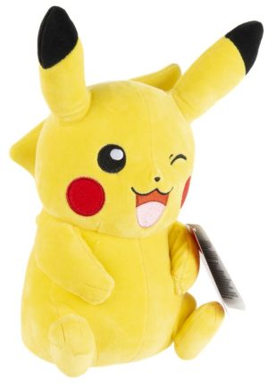 Pikachu Knipoog – Pokémon Pluche Knuffel 32 cm