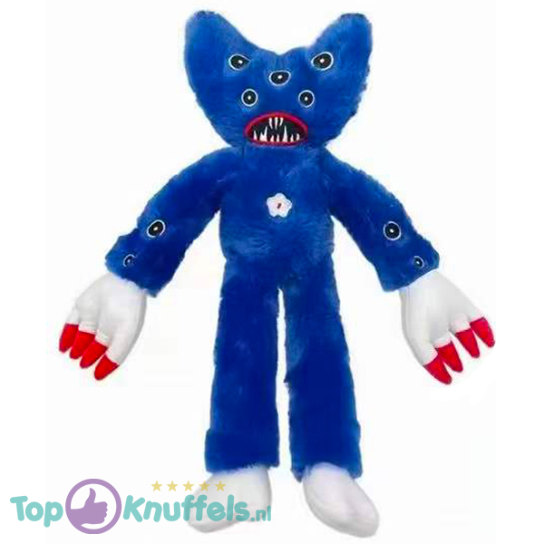Huggy Wiggy - Poppy Playtime Five Eyes Monster Pluche Knuffel 40 cm Huggy Wuggy