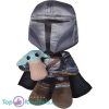 Star Wars The Mandalorian 28 cm + Mini Baby Yoda Pluche Knuffel Set