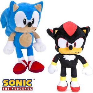 Sonic The Hedgehog Pluche Knuffel Set van 2: Sonic + Shadow