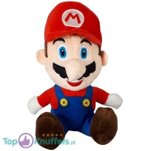 Mario Zittend - Super Mario Bros Pluche Knuffel 24 cm