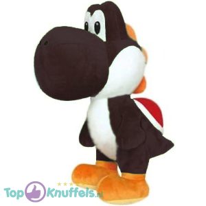 Yoshi Zwart - Super Mario Bros Pluche Knuffel 21 cm