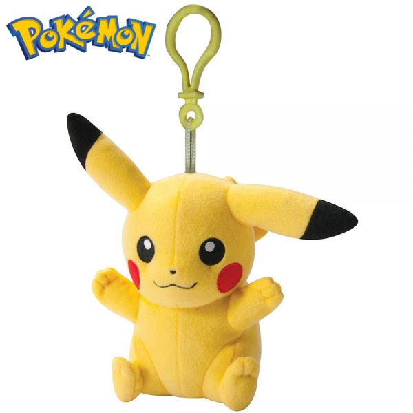 Pikachu Smile - Pokémon Pluche Knuffel Sleutelhanger 12 cm