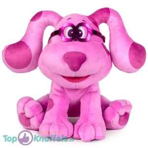 Blue's Clues (Roze) Nickelodeon Pluche Knuffel Hond 21 cm