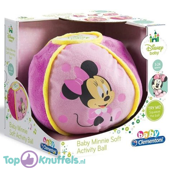 Minnie Mouse Disney Activity Ball voor Baby's met Geluidseffecten 16 cm