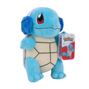 Squirtle met Oorwarmers - Pokémon Limited Edition Pluche Knuffel 21 cm