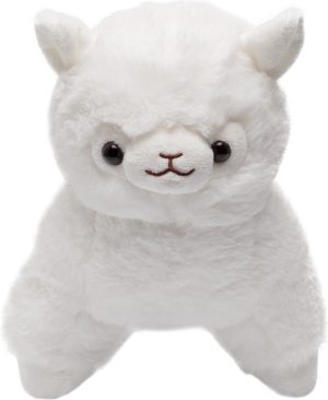Alpaca Pluche Knuffel Wit 25 cm