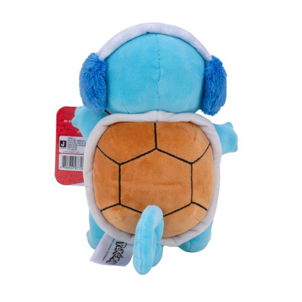 Squirtle met Oorwarmers - Pokémon Limited Edition Pluche Knuffel 21 cm
