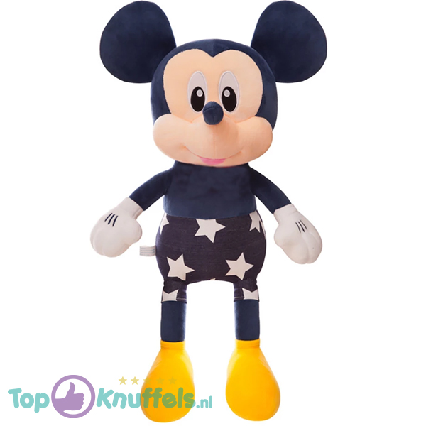 Mickey Mouse Sterren Pluche Knuffel XXL 85 cm Topknuffels.nl