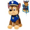 Chase - Paw Patrol Pluche Knuffel 20 cm + Paw Patrol Ballon