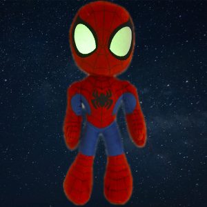 Spiderman Glow In The Dark - Marvel Avengers Pluche Knuffel 50 cm