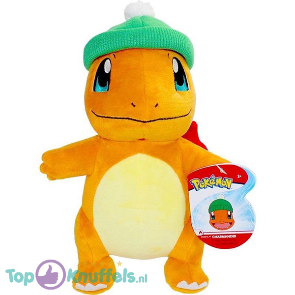 Charmander Winter - Pokémon Limited Edition Pluche Knuffel 23 cm