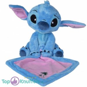Disney Stitch met Palmbomen Knuffeldoekje Pluche Knuffel 28 cm