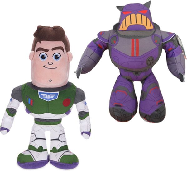 Buzz Lightyear 32 cm + Emperador Zurg 32 cm Disney Toy Story Pluche Knuffel Set