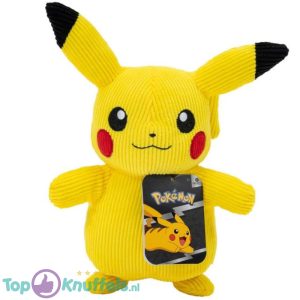 Pikachu Corduroy - Pokémon Pluche Knuffel 22 cm